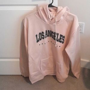 Los Angeles California Men's Hoodie. Large. Beige. Brand New. No Tag.